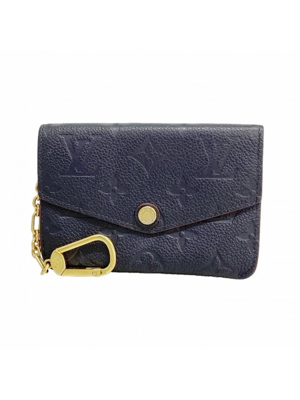Louis Vuitton Coin Case Monogram Empreinte Pochette Cles Marine